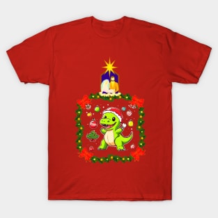 Dinosaur Christmas T-Shirt